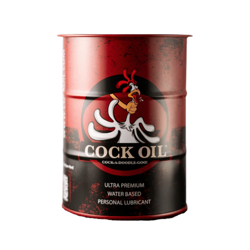 Cock Oil Water Based Lubricant Foil Packets - Collector's Edition Drum