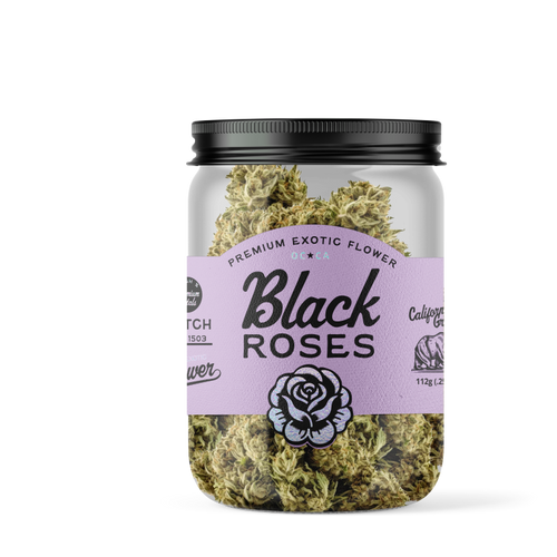 Black Roses Premium Exotic THC-A Flower, 4oz