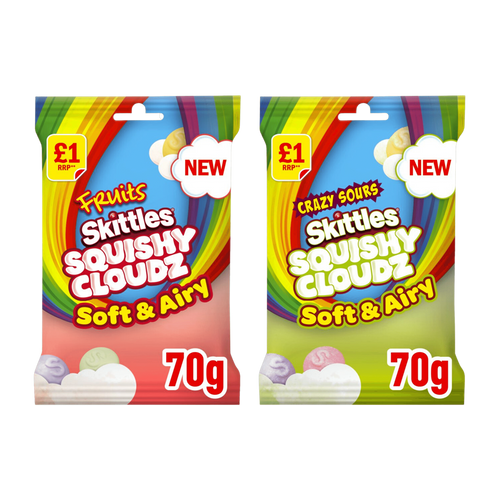 Skittles Squishy Cloudz, 70g