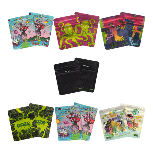 Ooze Designer Series Mylar Bags, 3.5g/10CT