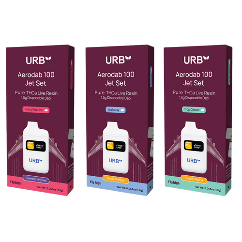 Urb Aerodab 100 Jet Set Disposable, 1.5g