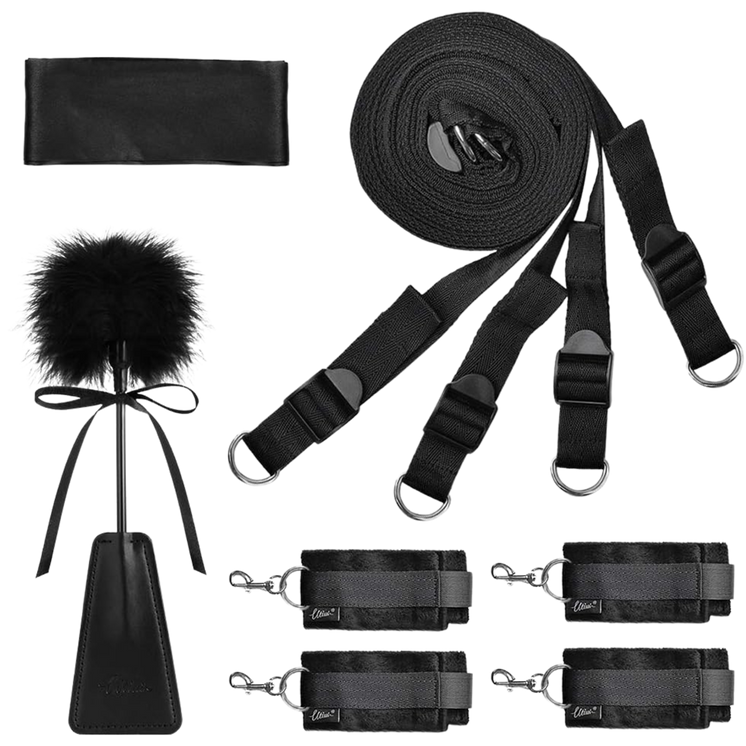 Pure Envy Bondage Restraint Set, 7pc