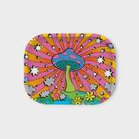 Metal Rolling Tray - Colorful Mushroom