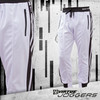 Jogger Pants - Built to Win - Striped / White