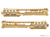 CTM CNC FUKU-2 | Cutout Upper Receiver V2 | AAP-01 Gas Blowback | Gold - Silver