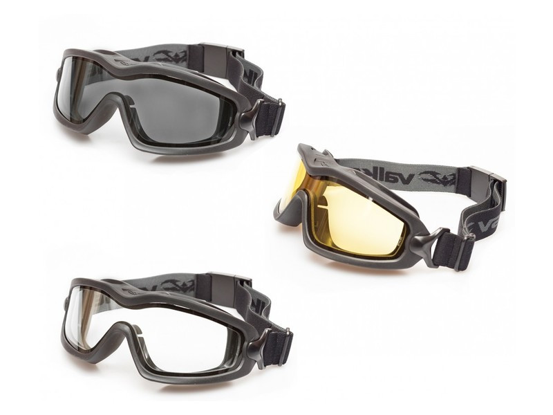 Valken V-Tac Sierra Tactical Goggles - Smoke-Yellow-Clear - MR