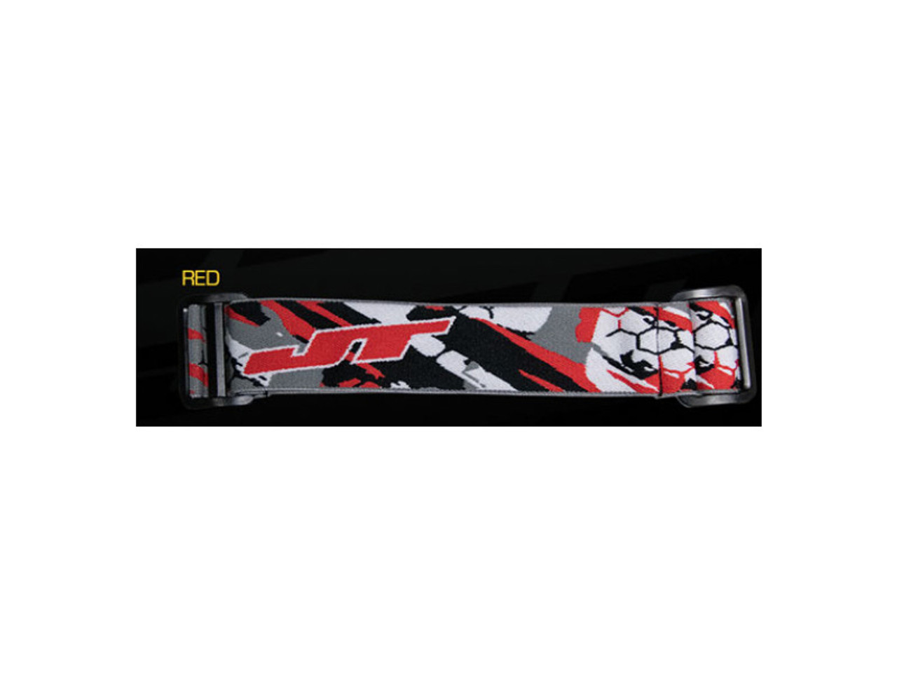 JT Woven Goggle Strap - Red - MR Paintball Gear Canada