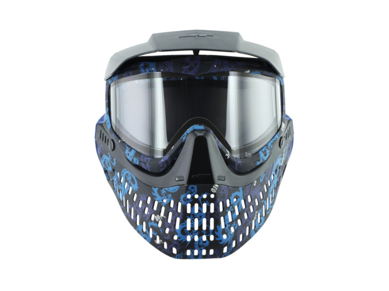 JT Bandana Series Proflex Paintball Mask - Blue w/ Clear and Smoke