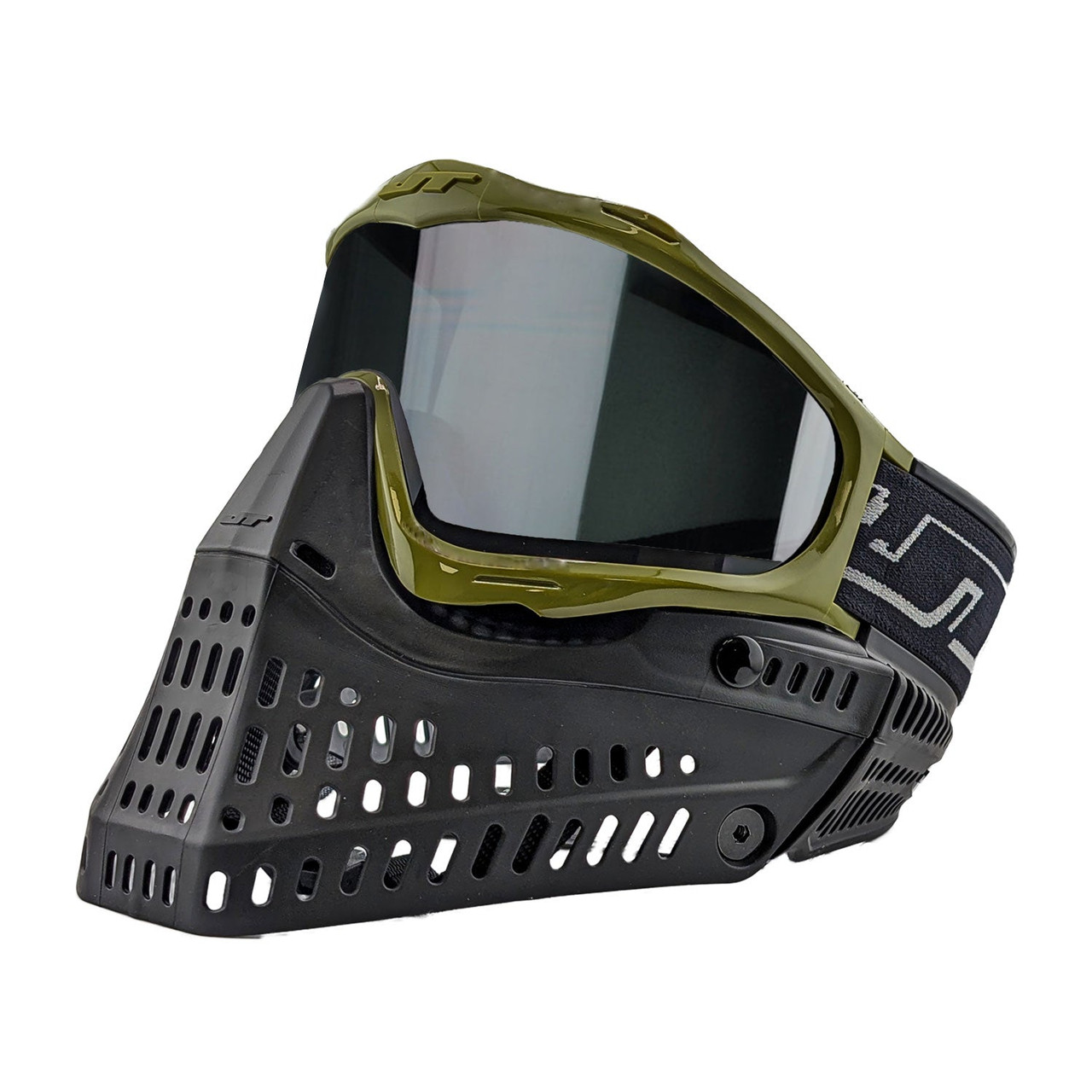 JT Proflex エアソフト ペイントボール ゴーグルマスク JT Proflex | Olive Drab - Black | Clear Lens | Paintball Gear Canada