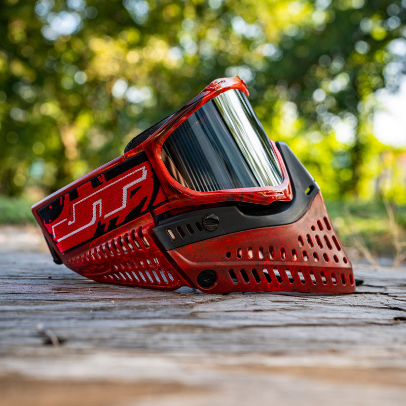 Proflex LE Paintball Goggle | RED Marble Series | Home Edition