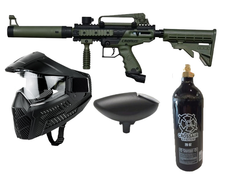 Cronus TACTICAL Package CO2 Paintball Gear CA