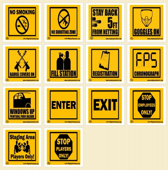 Paintball Safety Poster - Barrel Plug Required
