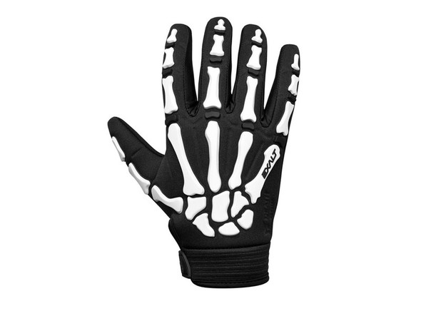 Death Grip Gloves - Full Finger - Black / White