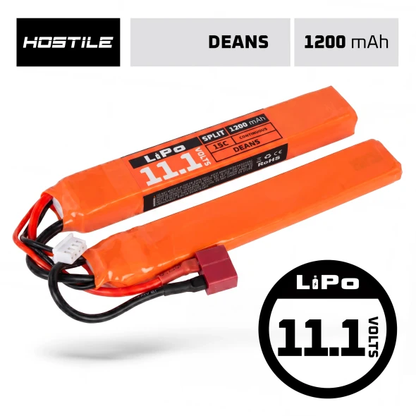 Hostile ENERGY - LiPo Battery 11.1V 1000mAh 15C Stick Dean