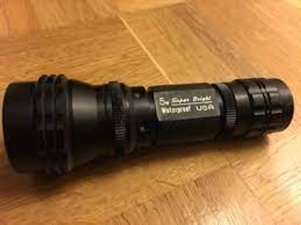 USED MXDL 5w Super bright Flashlight with 20mm Handle