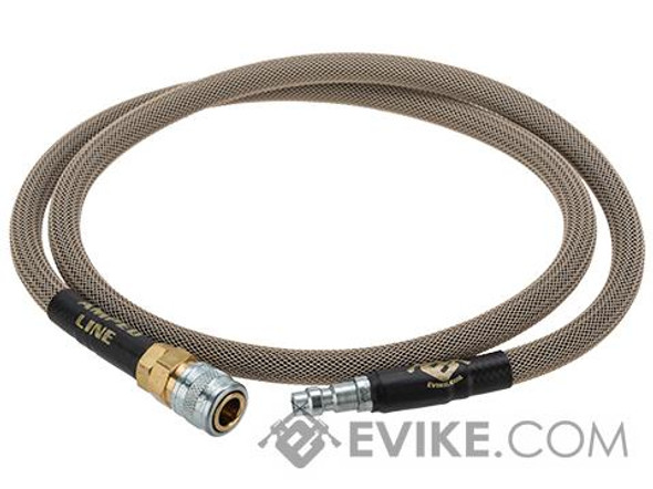 Amped 36" Hose for HPA System with Fittings  | BEIGE