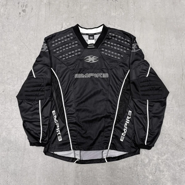 USED Empire Black Paintball Jersey MED