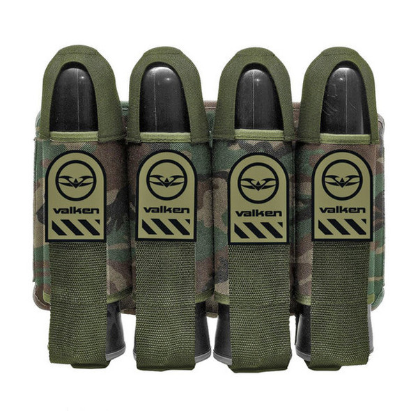 Valken Alpha 4 Paintball Harness | Green Camo
