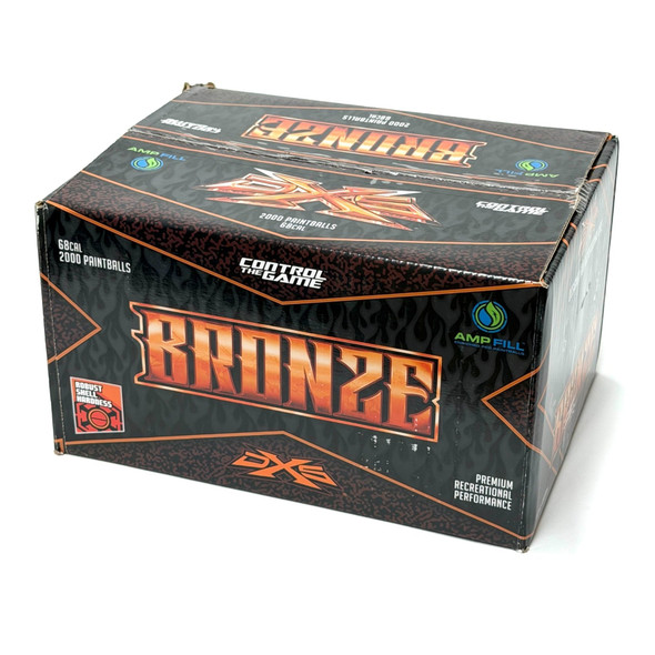 DXS Bronze Paintballs | Metallic Shell | White Fill