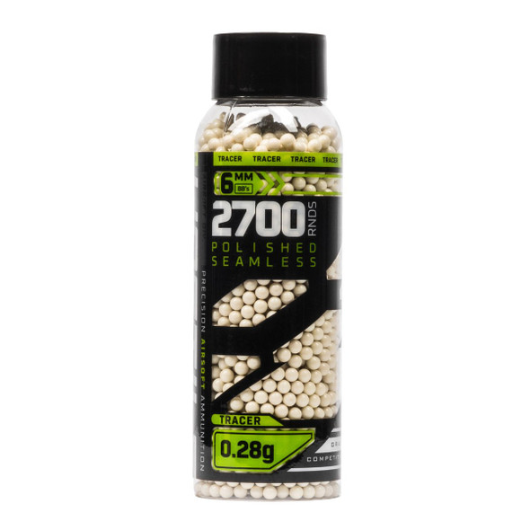 Hostile | Tracer .28G BBs | 2700ct | Green
