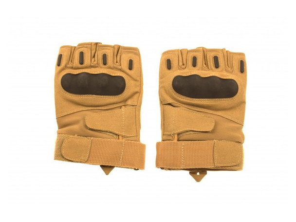 Crosshairs Tactical Hard Knuckle Half Finger Gloves