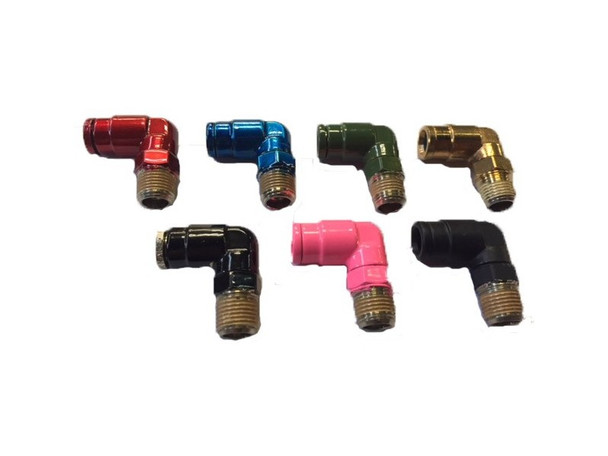 ACM Colored Macro Line Fittings - 90 swivel