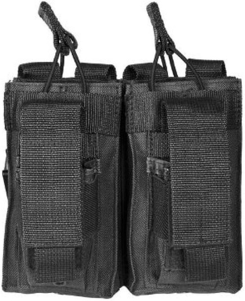 NcStar Molle Rifle M4 Double Mag Pouch with Pistol Mag pouch- Tan, Black, OD,ACU