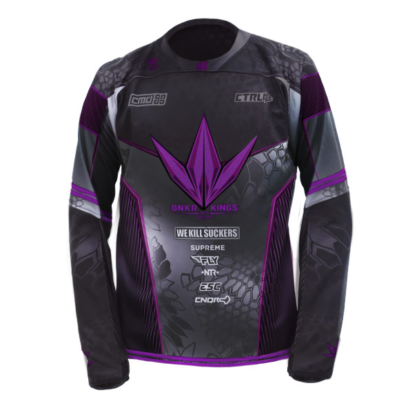 Bunkerkings Supreme Jersey Purple Black