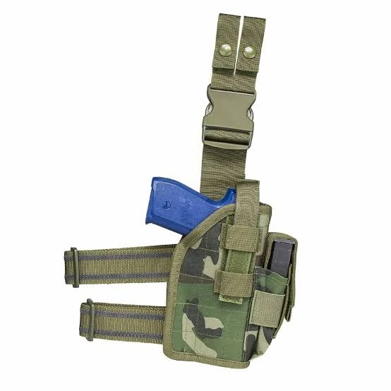 USED RAP4 Woodland Drop Holster w/Mag Holder