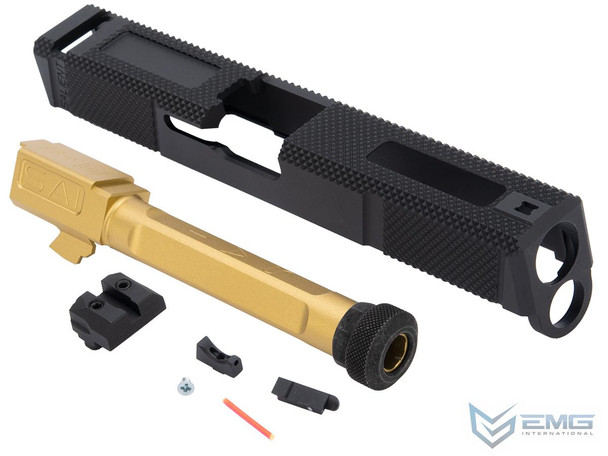 EMG / SAI Slide Kits for Elite Force GLOCK Series Gas Blowback Airsoft Pistols by G&P (Model: Utility Slide / GLOCK 17 Gen.4)