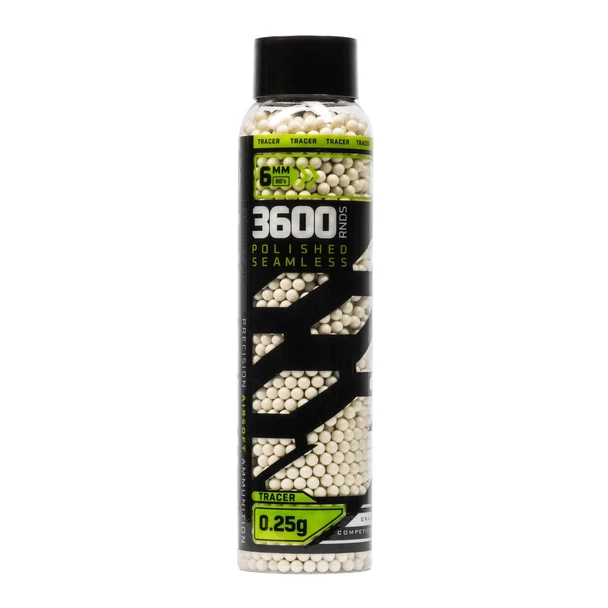 Hostile | Tracer .25G BBs | 3600ct | Green