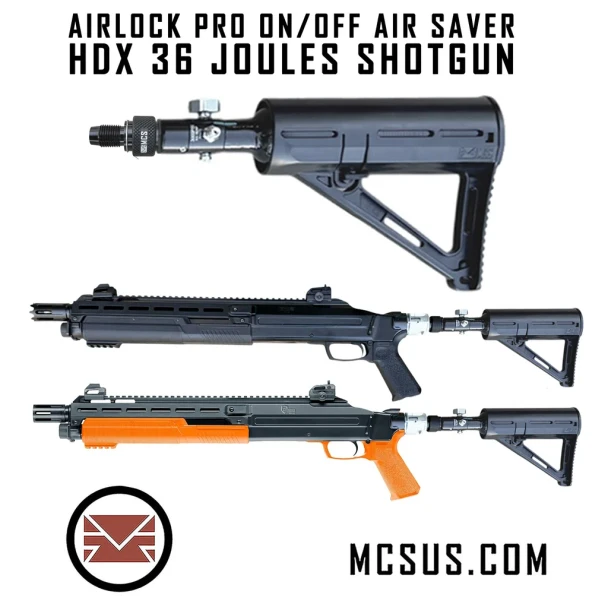 TX68 Shogun HPA Air Tank Kit And AirLock Pro On/Off Air Saver Adapter
