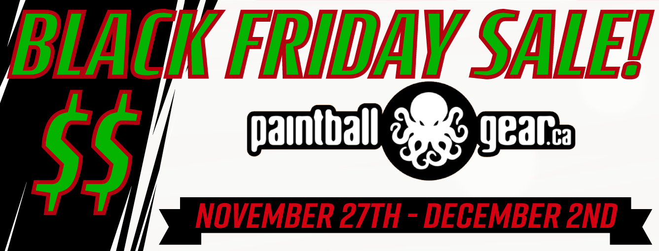 Black Friday Sale Live today!! - MR Paintball Gear Canada