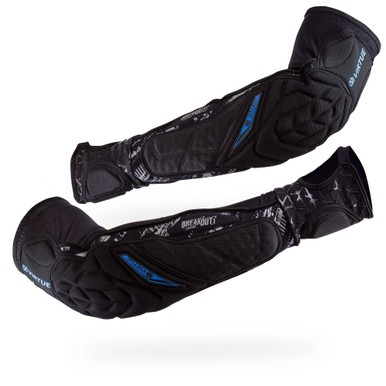 Protections Coudes Et Bras Virtue Breakout XXL Paintball - Noir, Occasion (AS IS)