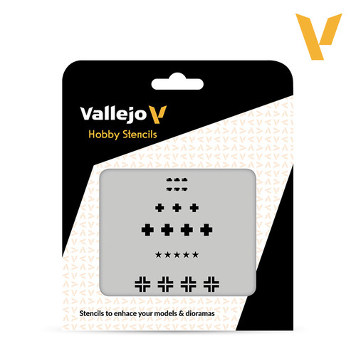 1/35 Assorted German WWII Tank Markings Stencil AVST-AFV001