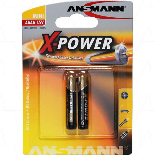 AAAA 1.5V Alkaline Batteries (2pk) 1510-0005