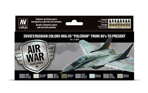 Soviet/Russian Colors MiG-29 “Fulcrum” from 80’s to Present AV71605