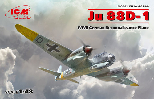Ju 88D-1 WWII German Reconnaissance Plane 1/48 48240