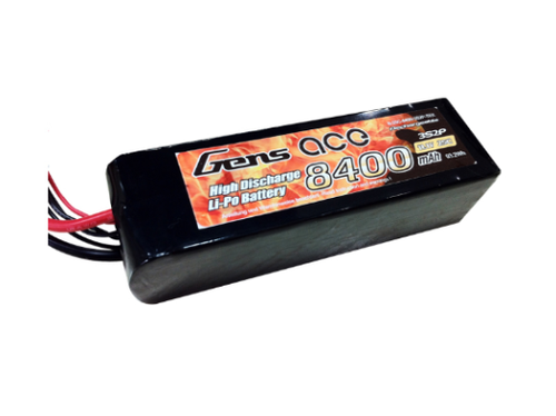 11.1V 8400mAh 25C Semi-hard Case LiPo (Traxxas Plug) GA3T-8400-25C-H