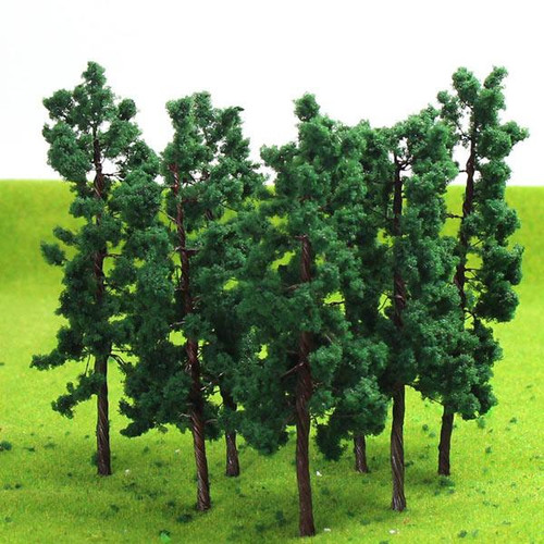 Trees Sycamore 8.5cm Dark Green HO (10pce) EVE-D9035-10