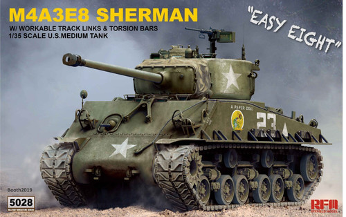 1/35 M4A3E8 Sherman "Easy Eight" with Workable Track Links 5028