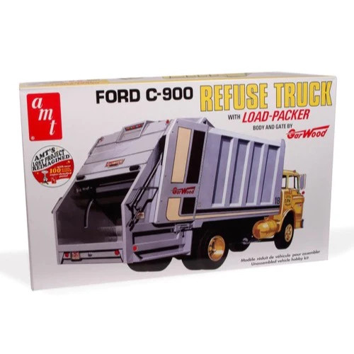 1/25 Ford C-900 Gar Wood Load Packer Garbage Truck AMT1247