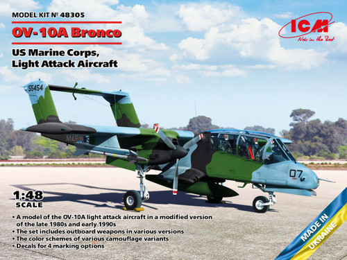 1/48 OV-10A Bronco US Marine Corps, Light Attack Aircraft ICM48305