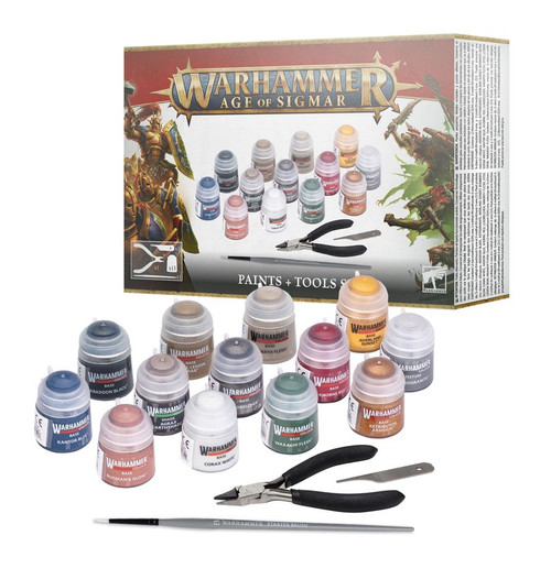 Age of Sigmar Paints + Tools Set 80-17