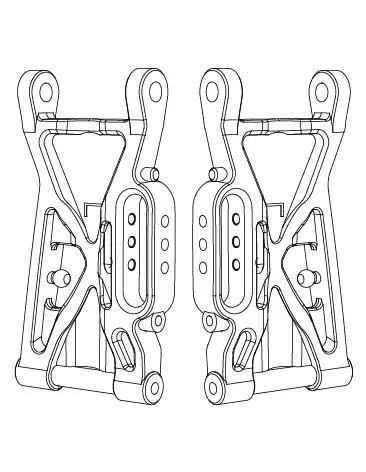 MJX Front Lower Swing Arm (Suits MJX-10208) MJXS-10220