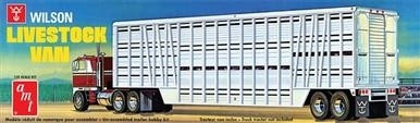 1:25 Scale Wilson Livestock Van Trailer AMT1106