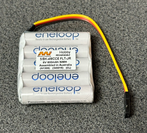 6v Receiver AAA Battery JR connector 5/HR-4UTG FLT-JR
