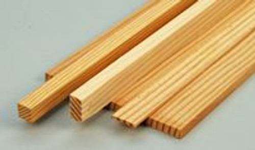 Spruce Square (1 piece) 5mm x 5mm x 1000mm AFSPR5X5X1000