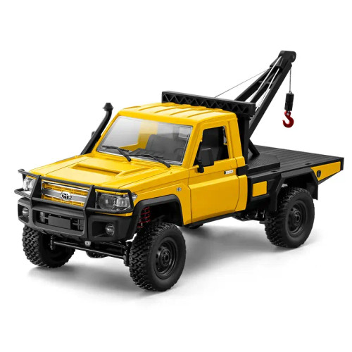 1/12 Toyota LC79 4WD RC Crawler with Crane Attachment (Yellow) MN-82T-Y