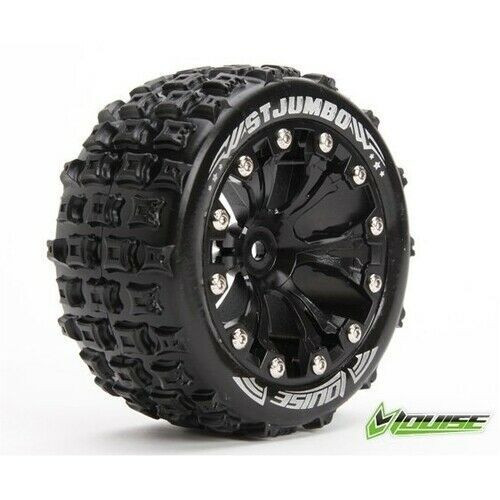1/10 ST-Jumbo Tyre on Black Rim 1/2 Offset LT3210BH